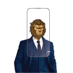 SIR LOUIS 3D CURVED ADVANCED ROUND EDGE GLASS IPHONE 16 PLUS - CLEAR - برند گرین لاین Green lion