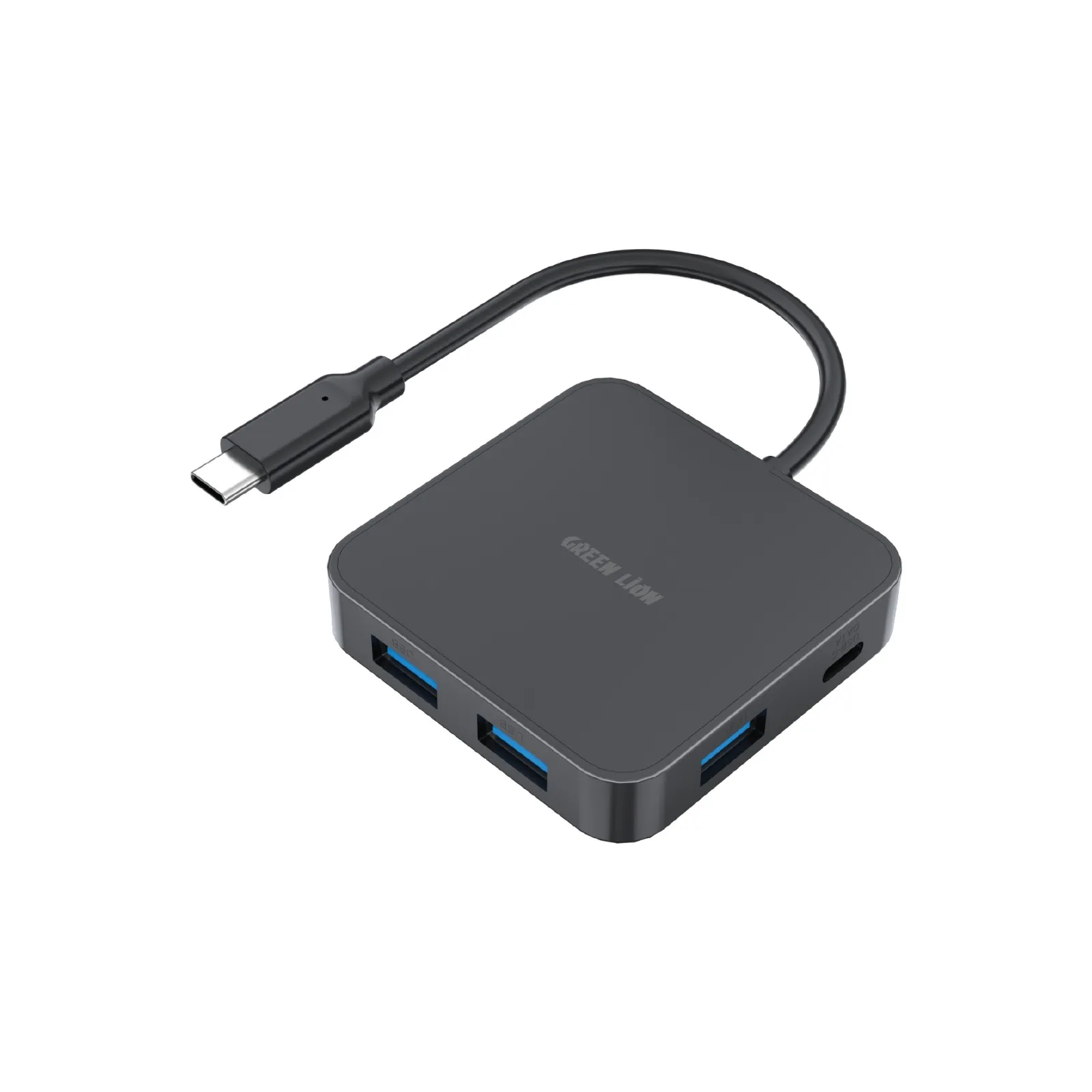 GHB-7 7 IN 1 USB-C HUB - مشکی - برند گرین لاین Green lion هاب USB-C گرین لاین مدل GNGHUB7N1BK - تصویر 1