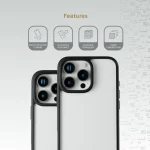 CASE SOLO FOR IPHONE 16 PRO - BLACK - برند لِوِلو Levelo