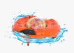 7 SOUNDTEC DISCO LED LIGHT بلندگوی شناور ضد آب 100W IP6 - نارنجی - برند پرودو Porodo - تصویر 3