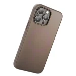 DUO LIQUID SILICON Case for iPhone 15 PROMAX - قهوه ای - برند گرین لاین Green lion - تصویر 2