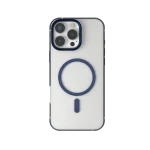 CLAIRE با قاب سپر آلومینیومی برای iPhone 16 PRO - BLUE - برند لِوِلو Levelo