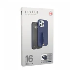 کیف سیلیکونی MORPHIX با دستگیره چرمی برای iPhone 16 PRO MAX-DEEP BLUE - برند لِوِلو Levelo - تصویر 17