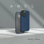 کیف سیلیکونی LIVIA TPU برای iPhone 16 PRO - BLUE - برند لِوِلو Levelo - تصویر 16