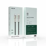 کابل آلیاژ روی بافته شده USB-C به لایتنینگ 27 وات 1M - مشکی - برند گرین لاین Green lion