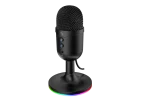 میکروفون OMNI Stream با پایه چراغ RGB 1.7M PVC CABLE ANC - BLACK - برند پرودو گیمینگ Porodo gaming - تصویر 4