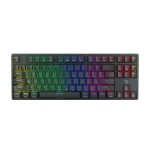 صفحه کلید مکانیکی بی سیم 3IN1 سوئیچ TKL GATERON PRO (آبی) - مشکی - برند پرودو گیمینگ Porodo gaming - تصویر 2