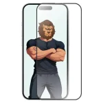 3D SILICONE PLUS EDGE GLASS با وضوح بالا برای iPhone 16 6.1 - CLEAR - برند گرین لاین Green lion - تصویر 9