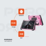 تبلت 10.1 اینچی SMART 2.4G 4000MAH 2+64 گیگابایت - صورتی - برند پرودو Porodo - تصویر 13