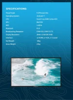تلویزیون آندروید ضد انفجار 55 اینچی 4K - تلویزیون Android BLACKF - سیاه - برند پاورولوژی Powerology - تصویر 20