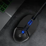ماوس LED سیمی 7 بعدی 8000 DPI - مشکی - برند پرودو گیمینگ Porodo gaming - تصویر 2
