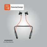 SOUNDTEC MAGNETIC INR WIRELESS NECKBAND - مشکی - برند پرودو Porodo - تصویر 11