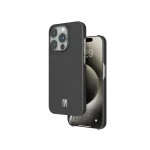 SERGEI 1500D ARAMID FIBER CASE برای آیفون 15 PRO MAX - مشکی - برند لِوِلو Levelo - تصویر 8
