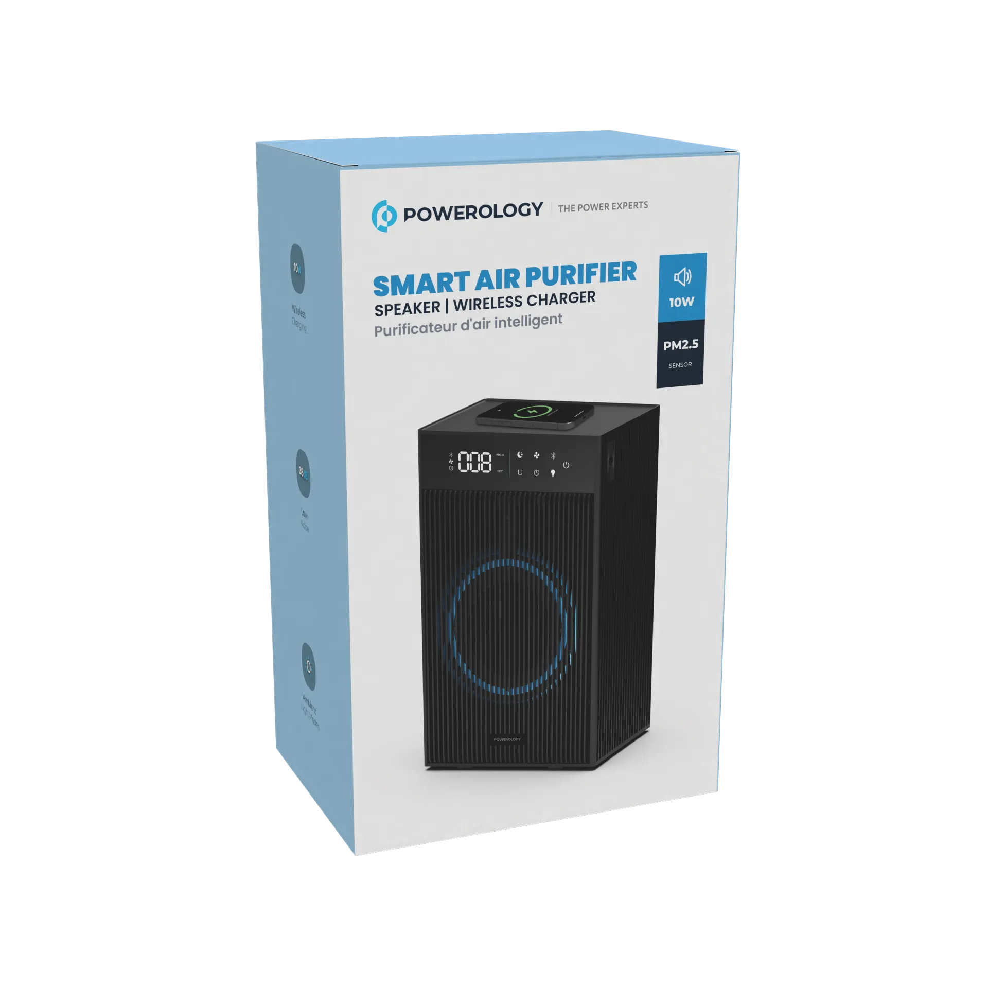 تصفیه کننده هوا LIFESTYLE 35W - مشکی - برند پاورولوژی Powerology تصفیه کننده هوا LIFESTYLE 35W - مشکی - برند پاورولوژی Powerology - تصویر 1