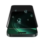 محافظ شیشه ای 9H استیو مات برای آیفون 16 PRO MAX - مشکی - برند گرین لاین Green lion - تصویر 7
