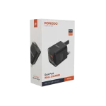 شارژر بریتانیایی PD+QC 20W - مشکی - برند پرودو Porodo