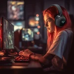 هدفون گیمینگ RGB بی سیم PDX416 E-SPORTS - خاکستری - برند پرودو گیمینگ Porodo gaming - تصویر 7