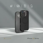 قاب سیلیکونی LIVIA TPU برای آیفون 16 پرو - مشکی - برند لِوِلو Levelo - تصویر 4