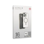 CLAIRE با قاب سپر آلومینیومی برای iPhone 16 PRO - TITANIUM - برند لِوِلو Levelo - تصویر 14