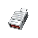 آداپتور OTG 2 در 1 USB-A به USB-C - خاکستری - برند گرین لاین Green lion - تصویر 2