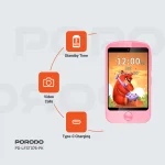 تلفن کودک با جعبه و بند 700MAH 192MB - صورتی - برند پرودو Porodo - تصویر 15