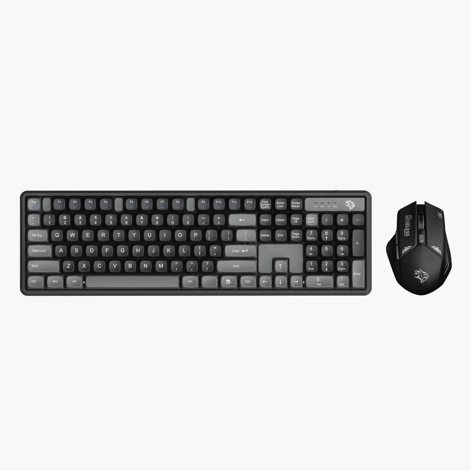 صفحه کلید 2.4G و BT با ماوس DPI 1600 - GREY/B - برند پرودو گیمینگ Porodo gaming صفحه کلید 2.4G و BT با ماوس DPI 1600 - GREY/B - برند پرودو گیمینگ Porodo gaming - تصویر 1
