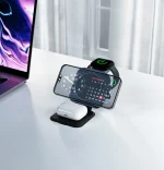 شارژر بی سیم TRIOFLOW 3 در 1 - خاکستری - برند لِوِلو Levelo - تصویر 17