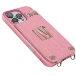کیف چرمی SERENA برای iPhone 16 PRO MAX - PINK - برند لِوِلو Levelo - تصویر 8