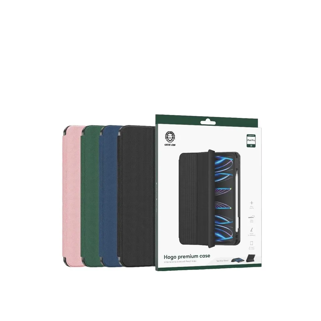 کیف ممتاز HOGO با جای مداد برای IPAD PRO AIR 4/5 11 اینچ/10.9 اینچ آبی - برند گرین لاین Green lion کیف ممتاز HOGO با جای مداد برای IPAD PRO AIR 4/5 11 اینچ/10.9 اینچ آبی - برند گرین لاین Green lion - تصویر 1