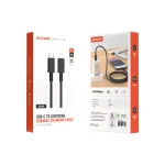 کابل پی وی سی نوع C تا لایتنینگ 1.2M - مشکی - برند پرودو Porodo - تصویر 13