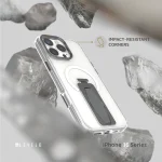 قاب دستگیره MAGSAFE MORPHIX برای آیفون 16 PRO MAX - خاکستری - برند لِوِلو Levelo - تصویر 2