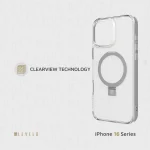 VERONA CASE برای iPhone 16 PRO - CLEAR - برند لِوِلو Levelo