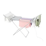 هواکش لباس گرم کن تاشو LIFESTYLE 230W با دوشاخه کابل BS 2M - نقره ای - برند پرودو Porodo - تصویر 10