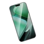 شیشه سه بعدی پیکاسو با سینی تراز IPHONE 16PRO - CLEAR - برند گرین لاین Green lion - تصویر 6