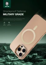 مات MAGSAFE X CASE FOR IPHONE 16 PRO - DESERT - برند گرین لاین Green lion - تصویر 7