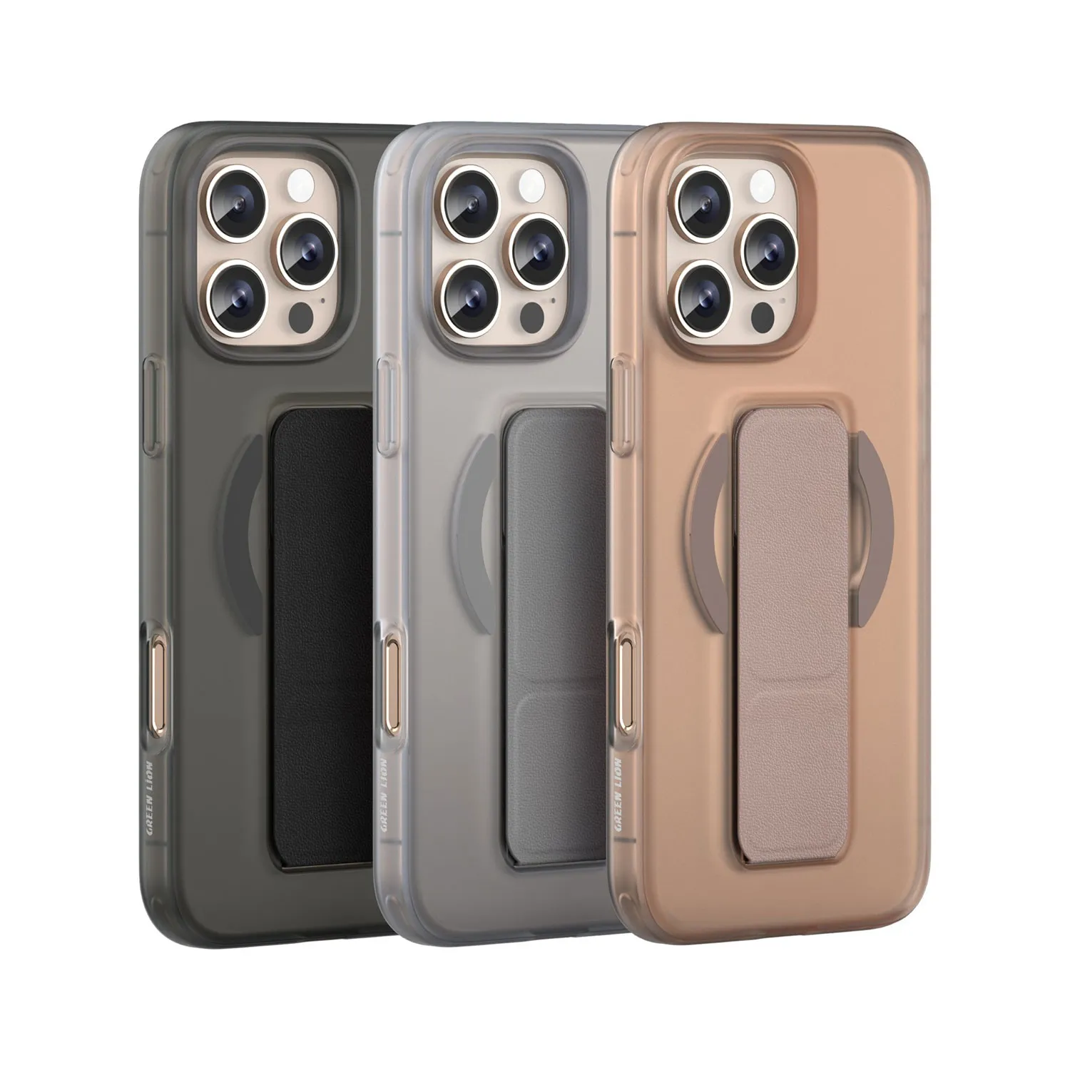 GRIP 360 MAGSAFE CASE FOR IPHONE 16 PRO - BLACK - برند گرین لاین Green lion GRIP 360 MAGSAFE CASE FOR IPHONE 16 PRO - BLACK - برند گرین لاین Green lion - تصویر 1