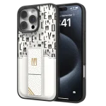 CASE GRIPSTAND MORPHIX با نگهدارنده کارت برای IPHONE 16 PRO - WHITE - برند لِوِلو Levelo - تصویر 14