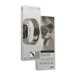 بند ساعت فلزی MONET FOR APPLE WATCH 49mm - TITANIUM - برند لِوِلو Levelo - تصویر 4