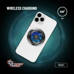 خنک کننده تلفن مغناطیسی گیمینگ PORODO با گیره - مشکی - برند پرودو گیمینگ Porodo gaming - تصویر 5