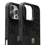 CASE GRIPSTAND MORPHIX با جای کارت برای IPHONE 16 PRO MAX - مشکی - برند لِوِلو Levelo - تصویر 11