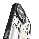 CASE GRIPSTAND MORPHIX با نگهدارنده کارت برای IPHONE 16 PRO - WHITE - برند لِوِلو Levelo - تصویر 9