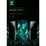 9H STEVE PRIVACY FULL GLASS Screen Protector for iPhone 16 PROMAX - BLACK - برند گرین لاین Green lion - تصویر 10