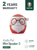 AUDIO PET MINI SPEAKER 2 - Santa Claus - برند گرین لاین Green lion - تصویر 4