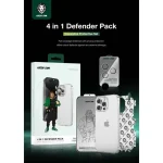 4 در 1 بسته DEFENDER PRIVACY برای IPHONE 16 PRO MAX - شفاف - برند گرین لاین Green lion - تصویر 9