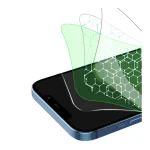 محافظ صفحه 360 درجه سبز ZERO SENSE NANO HD برای iPhone 12 / 12 PRO (6.1 اینچ) - CLEAR - برند گرین لاین Green lion - تصویر 5