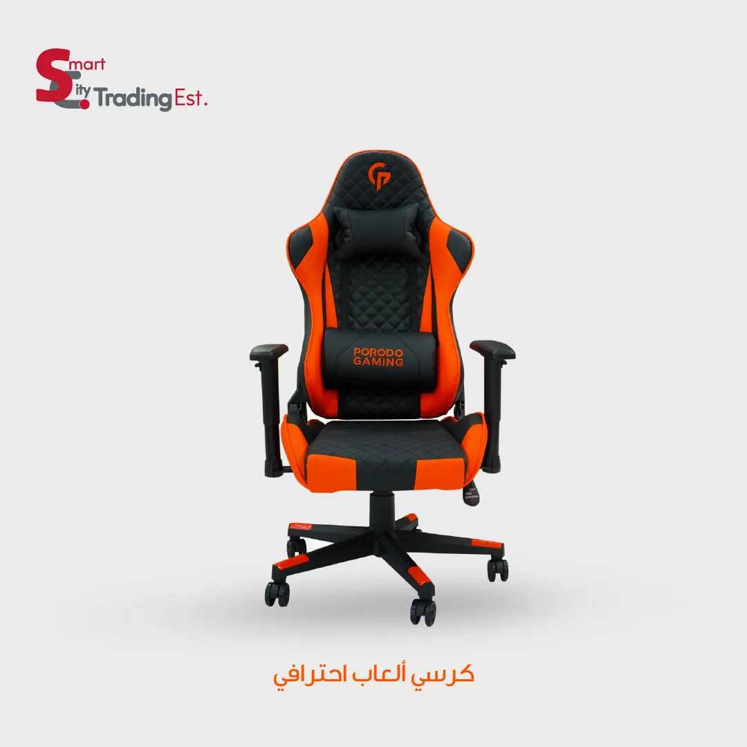 صندلی بازی PORODO - مشکی/نارنجی - برند پرودو گیمینگ Porodo gaming صندلی بازی PORODO - مشکی/نارنجی - برند پرودو گیمینگ Porodo gaming - تصویر 1