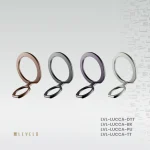 جای حلقه تلفن LUCCA MAGSAFE - DESERT TITANIUM - برند لِوِلو Levelo - تصویر 8