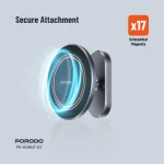 MAGSAFE MAGNETIC 3M MOUNT - BLACK - برند پرودو Porodo - تصویر 8