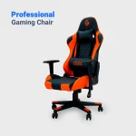 صندلی بازی PORODO - مشکی/نارنجی - برند پرودو گیمینگ Porodo gaming - تصویر 6