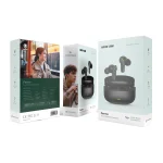 EARBUDS بی‌سیم واقعی SALERMO - مشکی - برند گرین لاین Green lion